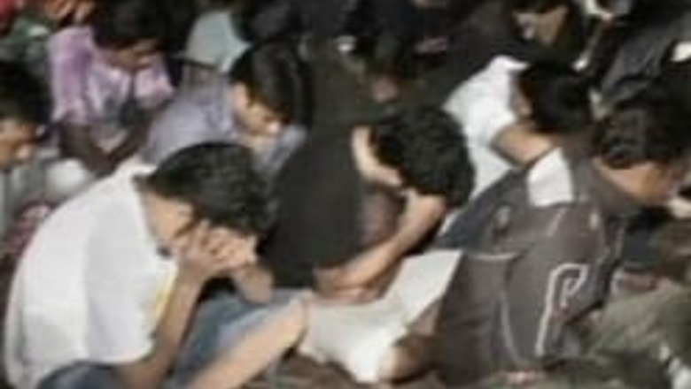 Rave party goers' kin rough up media