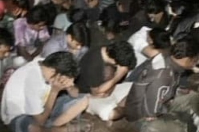 Rave party goers' kin rough up media