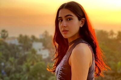 Sara Ali Khan Enjoys a Stunning Sunset from Her Terrace in This Breathtaking Pic