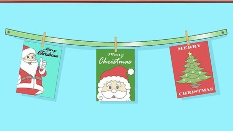 How to Hang Christmas Cards