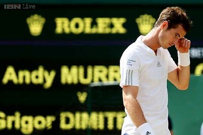 Defending champion Andy Murray crashes out of Wimbledon