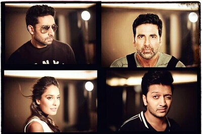 Snapshot: Akshay Kumar, Riteish Deshmukh look adorable in 'Housefull 3' look test