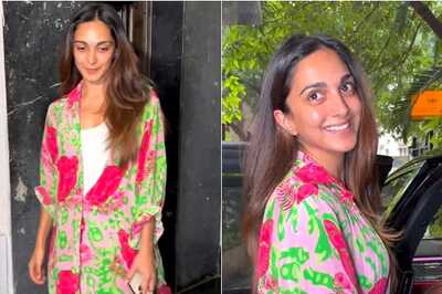 Kiara Advani Stuns Fans In No Makeup Look, Gets Papped In Printed Co-ord Set; Watch