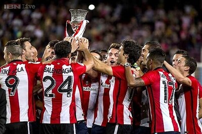Athletic Bilbao hold off Barcelona to win Super Cup 5-1 on aggregate