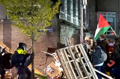 Pro-Palestinian Student Protests Grip Europe: 169 Detained In Amsterdam, Encampment Set Up In Half A Dozen Nations