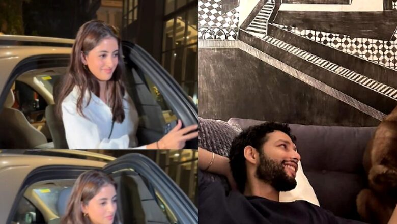 Navya Nanda Blushes At Rumoured-BF Siddhant Chaturvedi's Film Kho Gaye Hum Kahan's Screening; Watch