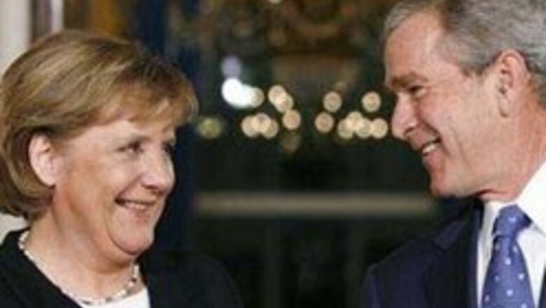 'No back rubs', Bush tells Merkel