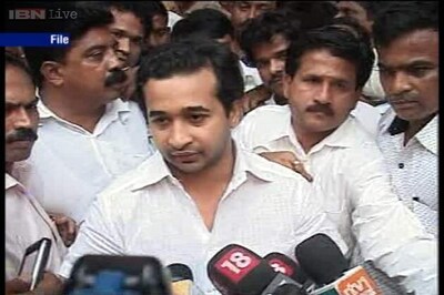 Will take Sena chief 'head on' if he contents election: Nitesh Rane