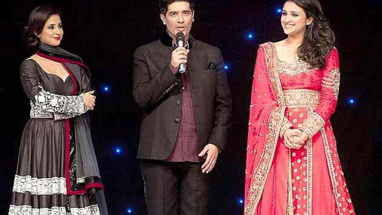 Snapshot: Parineeti, Urmila walk the ramp for Manish Malhotra