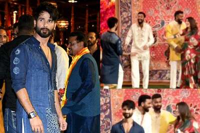 Shahid In Splits After Hardik Pandya, Krunal Photobomb Him at Ambani’s Ganpati Puja; Video Goes Viral