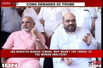 Congress, BJP slug it out over Modi aide Shah 'snooping' on a woman