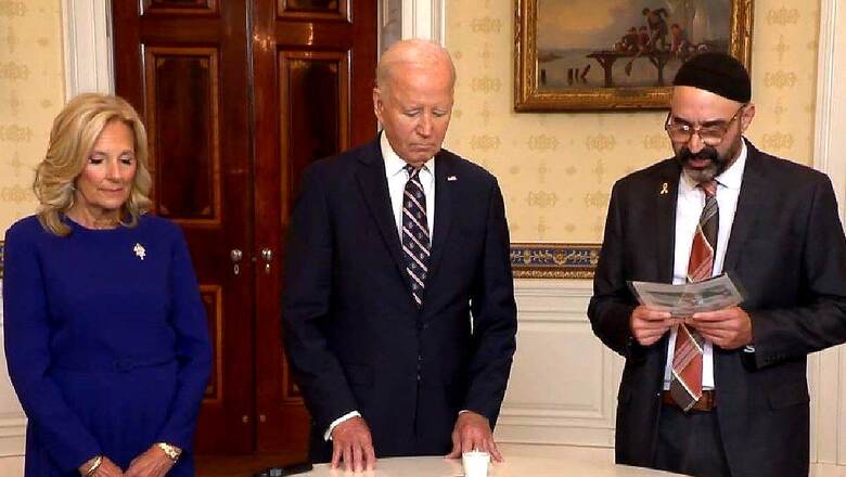 Biden Lights Yahrzeit Candle To Mourn October 7 Victims, World Leaders Send Messages Of Strength To Israel