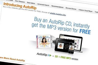 Amazon launches AutoRip, offers free digital versions of CDs