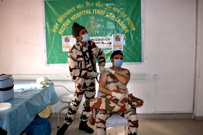 20 ITBP Personnel Get Covid-19 Vaccine in Ladakh's Leh