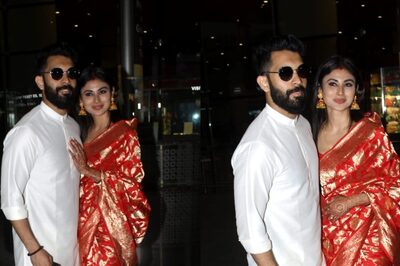 Mouni Roy Gets Clicked With Suraj Nambiar for the First Time After Wedding, See Pics