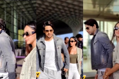 Sidharth Malhotra, Kiara Advani Blush And Walk Hand In Hand As They Enter The Airport, WATCH
