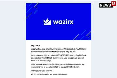 WazirX Has Bad News For Users: No Bank Transfers, You Must Use WazirX P2P To Buy And Sell Crypto Coins