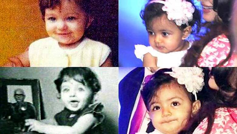 Pic: Aaradhya & Aishwarya at one; splitting image