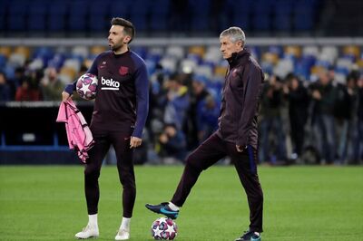 My Assistant Did Wrong by Lambasting Barcelona Players During El Clasico, Admits Quique Setien