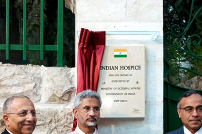 Jaishankar Unveils Plaque at Historic Indian Hospice Inside Jerusalem's Old City