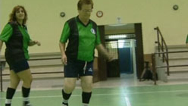 A new age soccer team of old women