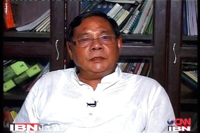 P A Sangma in Mumbai, meets BJP legislators