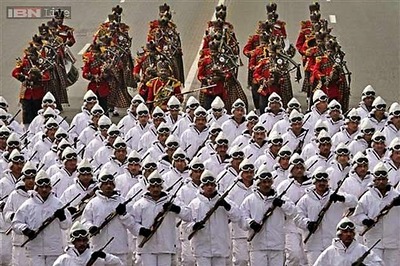 Colour, courage on display as India celebrates its 65th Republic Day