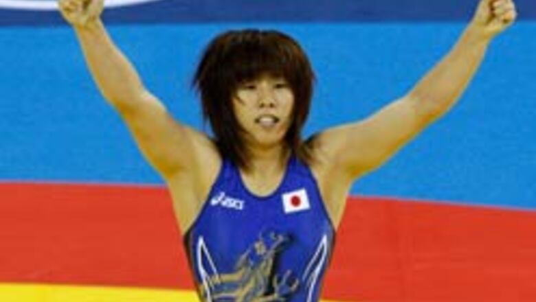 Japanese women wrestlers rumble on Olympic mats