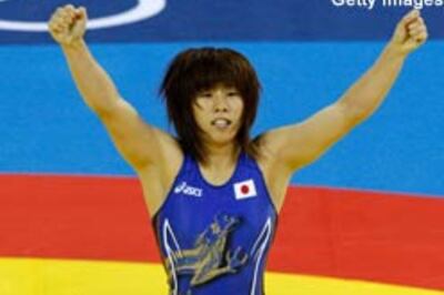 Japanese women wrestlers rumble on Olympic mats