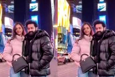 Jr NTR Holds Wife Lakshmi Close as the Couple Pose on the Streets of New York, Take a Look
