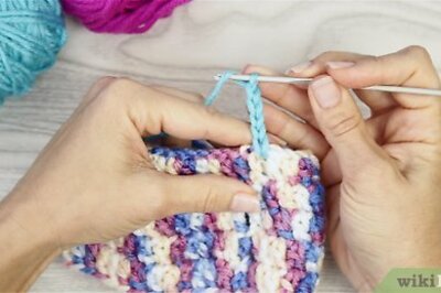 How to Attach Crochet Ribbing