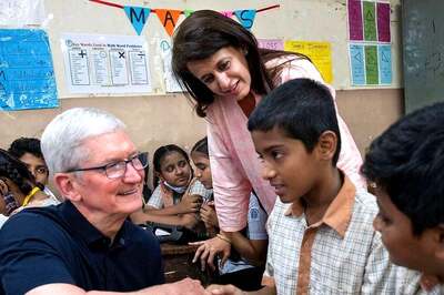 Seeing Kids In India Learn Via Tech Makes My Heart Sing, Says Apple CEO Tim Cook