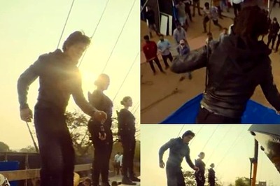 Shah Rukh Khan Jumps Off An Edge, Performs Top-Notch Action In Unseen Video From Jawan Sets; Watch