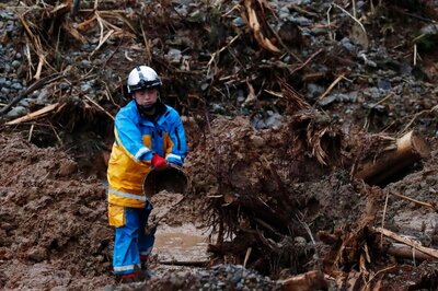 Rescuers Search for Survivors in Landslide-hit Japan Town