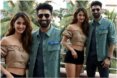 Disha Patani and Aditya Roy Kapur Keep it Casual Yet Cool During Malang Promotions