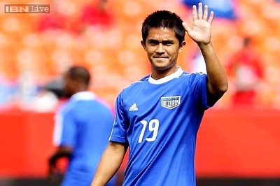 Sunil Chhetri now India's most prolific striker as India beat Nepal 2-0