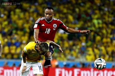 World Cup 2014: Juan Zuniga a coward for Neymar challenge, says Thiago Silva