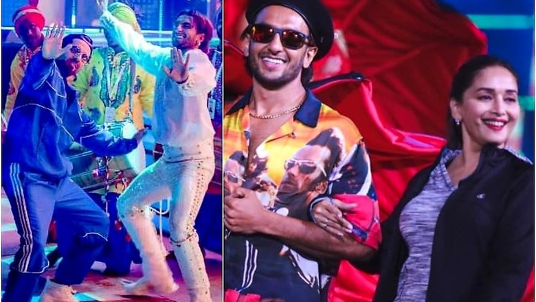 Shaking a Leg with Ayushmann Khurrana and Madhuri Dixit, Ranveer Singh Shares BTS Video