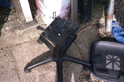 How to Convert a Car Seat Into an Office Chair