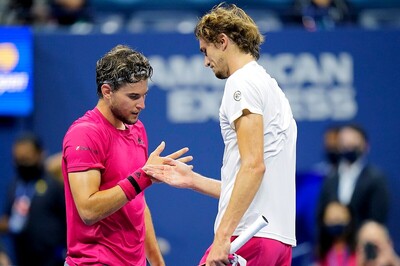 US Open: Dominic Thiem, Alexander Zverev's Unique Handshake, Hug at Net Shows Their Friendship