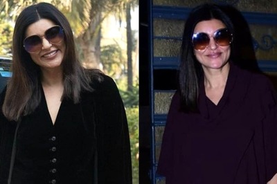 Sushmita Sen Is the Epitome of Grace in Wine Poncho and Black Trousers; Pics