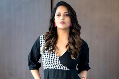 Anasuya Bharadwaj Keeps It Classy In A Black Fit And Flare Dress