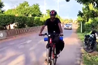 Chittoor Man Cycled 2,800 KM To Kedarnath Promoting Environment Protection
