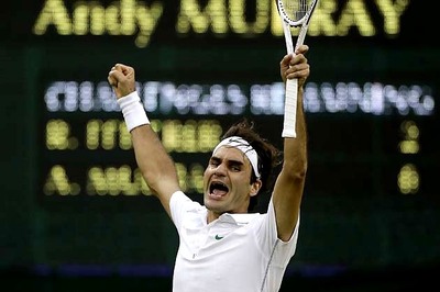 Federer beats Murray to win 7th Wimbledon title