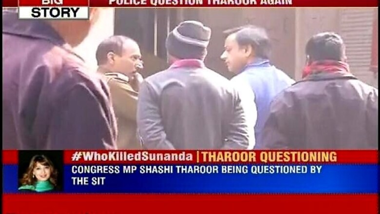 Sunanda Pushkar death: Shashi Tharoor quizzed again