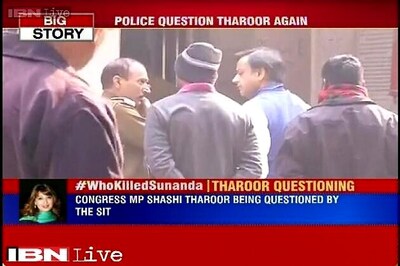Sunanda Pushkar death: Shashi Tharoor quizzed again