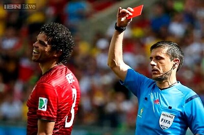 World Cup 2014: Pepe, Pereira get one-match bans for red cards