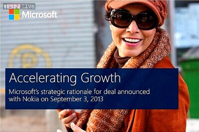 Presentation: Microsoft's strategic rationale for the Nokia acquisition