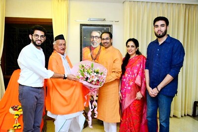 Maharashtra Governor Dines with CM Uddhav Thackeray at His Residence 'Matoshree'