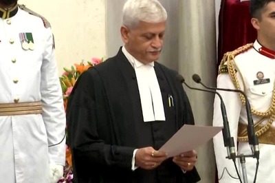 Justice UU Lalit Touches His Father's Feet After Swearing in as 49th Chief Justice of India | WATCH